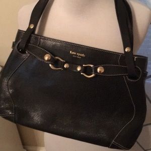 Kate spade black leather purse